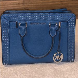 Sapphire blue Michael Kors purse